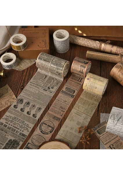 C Stili Journa Tasarım Vintage Stil Washi Kağıt Bant Scrapbooking Sticker Okul Malzemeleri Dekorasyon Dıy Yaratıcı Kırtasiye Bantları (Yurt Dışından) modelleri