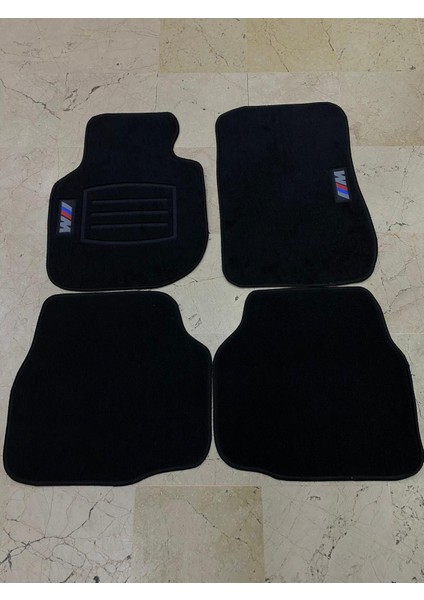 Bmw E34 E39 E60 E61 F10 M Logolu Siyah Halı Paspas Takımı