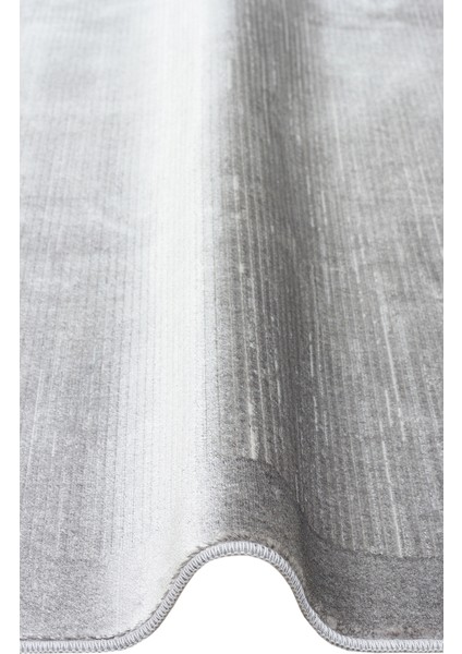 Sateen Lux ST909 Dark Grey Hav Toz Vermez Yıkanabilir Kaymaz Ince Dokuma Modern Halı modelleri