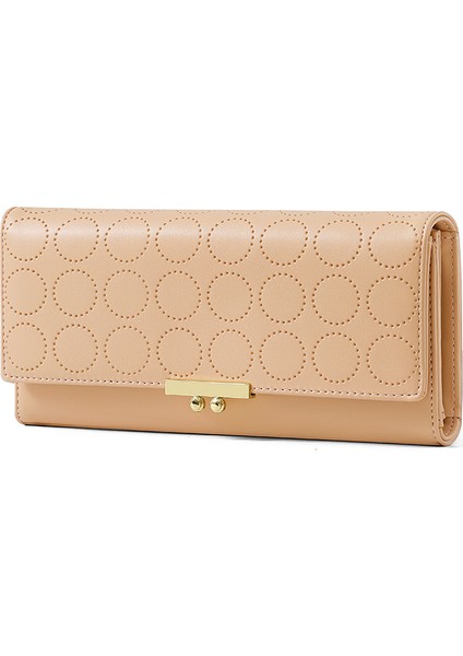 Basit ve Çok Yönlü Baskılı Uzun Kadın Cüzdanı (Yurt Dışından)