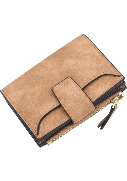 Kadınlar Için Şık Fermuarlı Kısa Cüzdan (Yurt Dışından)