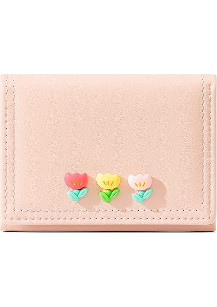 Kızlar Için Sevimli Mini Taşınabilir Kısa Cüzdan (Yurt Dışından)