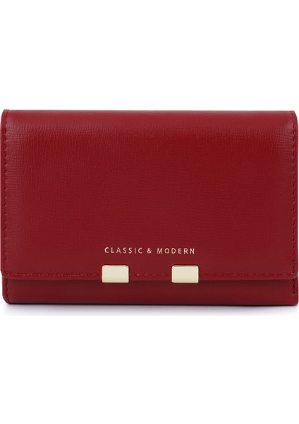 Çoklu Kart Yuvası Düz Renk Çok Yönlü Kadın Cüzdanı (Yurt Dışından)