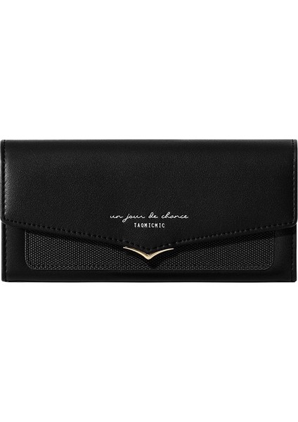 Basit Uzun Retro Kadın Cüzdanı (Yurt Dışından)