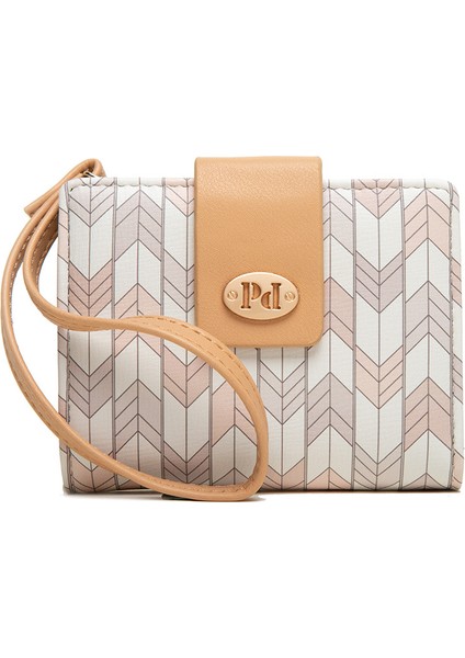 Baskılı Toka Katlanır El Cüzdanı (Yurt Dışından)