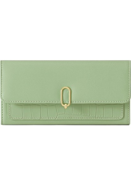 Büyük Kapasiteli Basit Uzun Kadın Cüzdanı (Yurt Dışından)