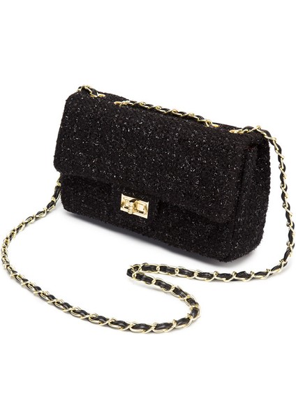 Kadınlar Için Küçük Kokulu Stil Eşkenar Dörtgen Zincir Omuz Crossbody Çanta (Yurt Dışından)