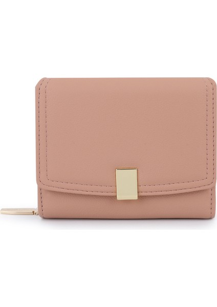 Çoklu Kart Yuvaları Tarzı Niş Düz Renkli Kadın Cüzdanı (Yurt Dışından)