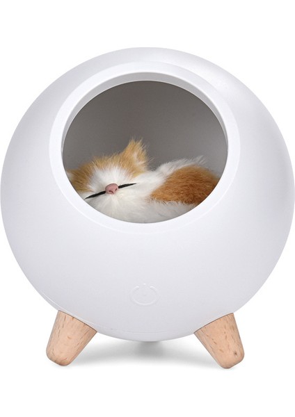 Bluetooth Hoparlör Gece Lambası Yüksek Görünümlü Hediye Hoparlör Süsleri Göz Koruması Gece Lambası (Yurt Dışından)