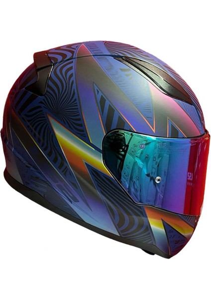 Rapıd 2 Race Optık Mat Mavi-Mor Kask