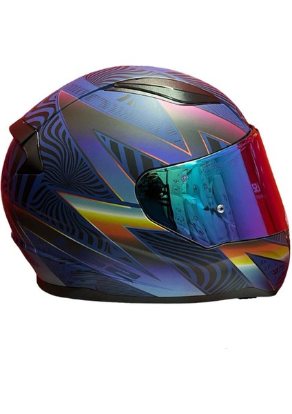 Rapıd 2 Race Optık Mat Mavi-Mor Kask