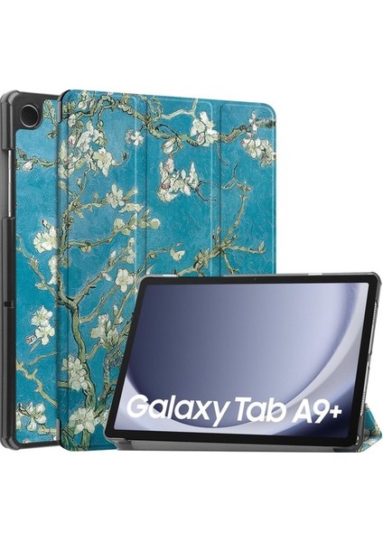 Samsung Galaxy Tab A9 Plus 2023 Için Otomatik Uyandırma Uyku Özellikli Darbeye Dayanıklı Tablet Kılıfı (Yurt Dışından)
