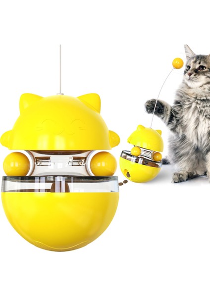 Gıda Sızıntısı Topu, Kedi Çubuğu, Bardak Kedi Pikap Oyuncağı (Yurt Dışından)