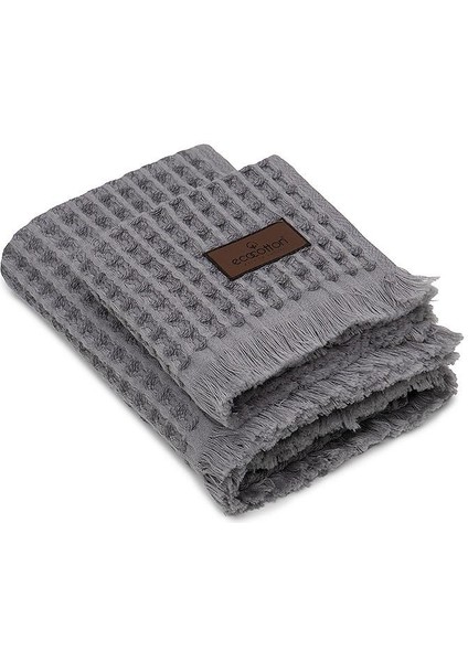 Seren 2'li Havlu Seti Organik Pamıuk Waffle Pike Antrasit 30*50-50X90 fiyatları