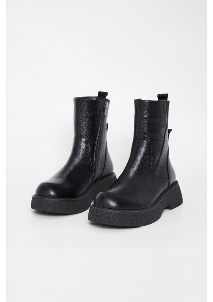 Kadın Siyah Floter Deri Casual Bot 33 6104 Bn Bot SK23/24 fiyatları