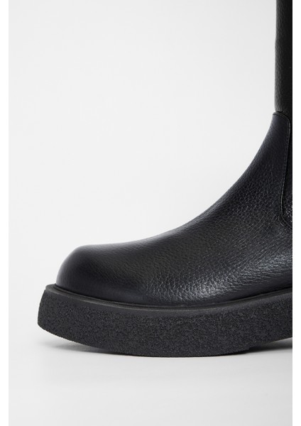 Kadın Siyah Floter Deri Casual Bot 33 6104 Bn Bot SK23/24 indirimleri