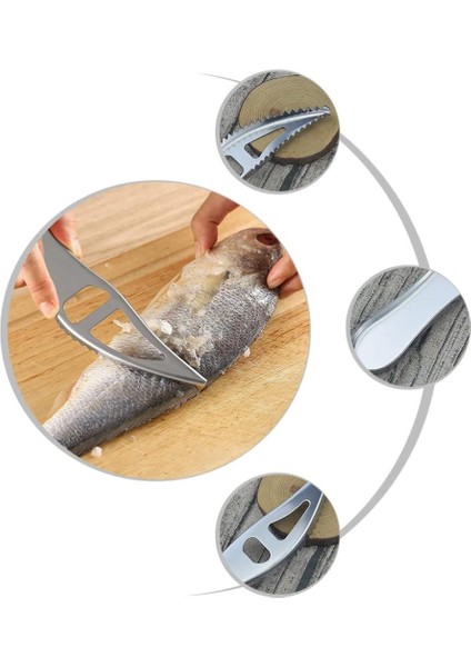 Metal Balık Pulu Temizleme Aparatı 19CM