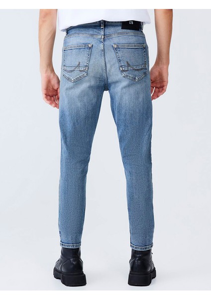 Erkek Smarty Y Dar Paça Orta Bel Jean Pantolon modelleri
