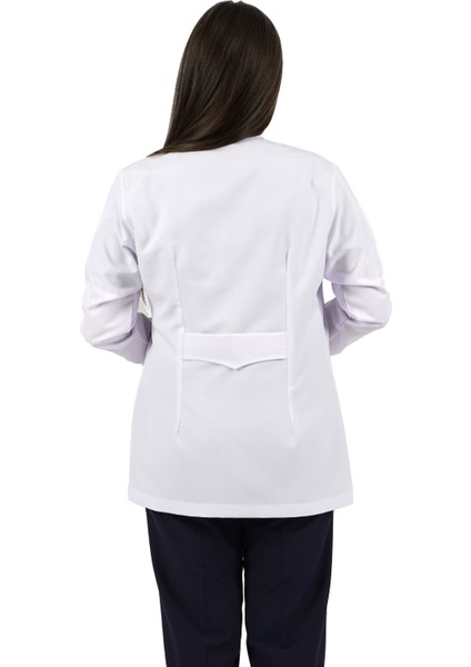 Gömlek Yaka Ceket Boy Beyaz Bayan Doktor Öğretmen Hemşire Laboratuvar Önlüğü modelleri