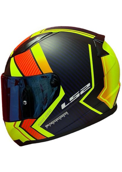 Rapıd 2 Race Extra Mat Neon Sarı-Navy Mavi Kask Mavi Cam fiyatları