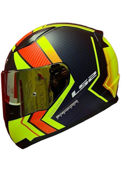 Rapıd 2 Race Extra Mat Neon Sarı-Navy Mavi Kask Sarı Cam fiyatları