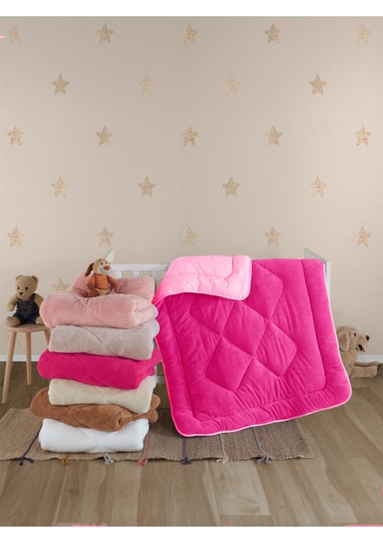 Wellsoft Bebek Yorganı-Fuşya 95X145 cm