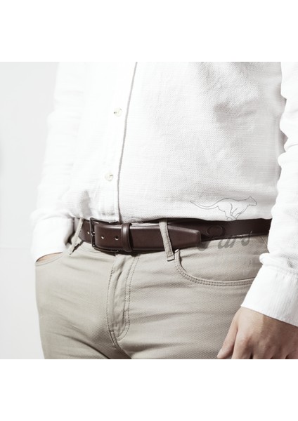 Hakiki Deri Erkek Kemer 3,5 cm Kahverengi Klasik Kumaş Pantolon Kemeri modelleri