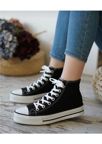 Kalın Taban Uzun Keten Sneaker fiyatları