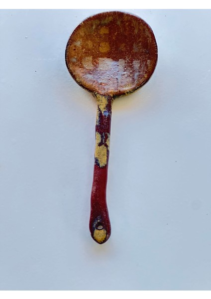 Tasarım Seramik Kaşık 18CM - Kahve