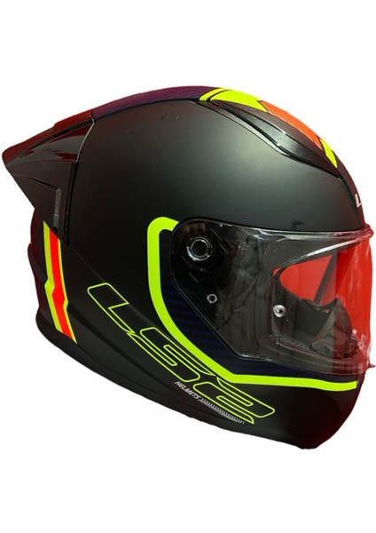 Rapıd 2 Race Extra Mat Neon Sarı-Navy Mavi Kask+Spoiler fırsatları
