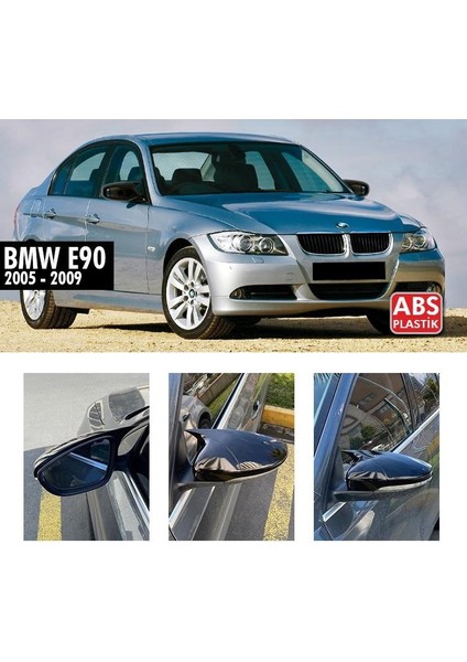 Bmw 3 Serisi E90 Makyajsız Yarasa Ayna Kapağı - 2003-2008