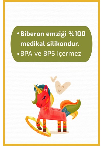 Geniş Ağızlı Isıya Dayanıklı Cam Biberon 260ML 51301