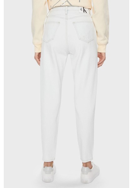 Pamuklu Yüksek Bel Mom Fit Jeans J20J2221471AA Bayan Kot Pantolon J20J222147 1AA modelleri