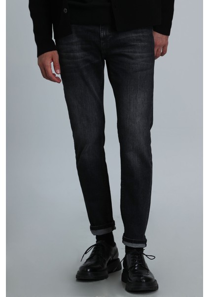 Darcy Smart Jean Erkek Pantolon Slim Fit Koyu Gri