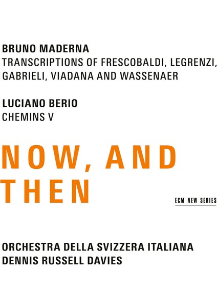 Berıo: Now, And Then-Cd