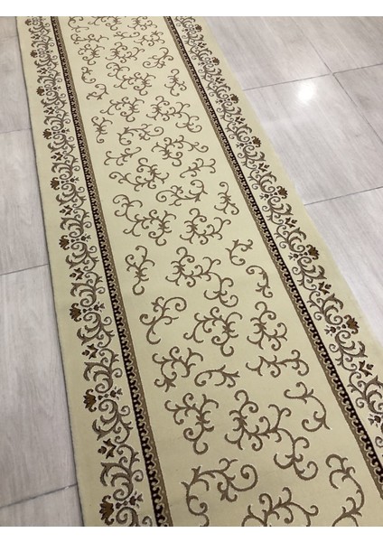 Tifanny 10541 Krem-2 80X300 Kahve Krem Yolluk 3 Metre