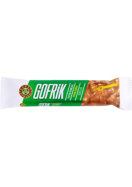 Gofrik Antep Fıstıklı Sütlü Çikolata 33 gr x 12 Adet
