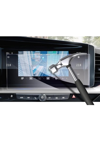 Opel Grandland Ultimate Ekran Koruyucu Multimedya 10 Inç Şeffaf modelleri