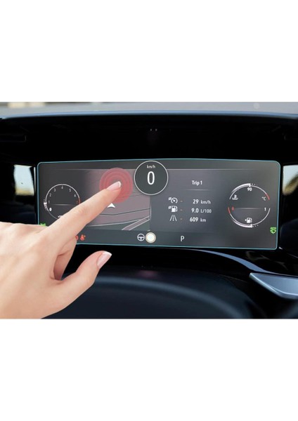 Opel Grandland Gs Mat Ekran Koruyucu Dijital Gösterge 12 Inç modelleri