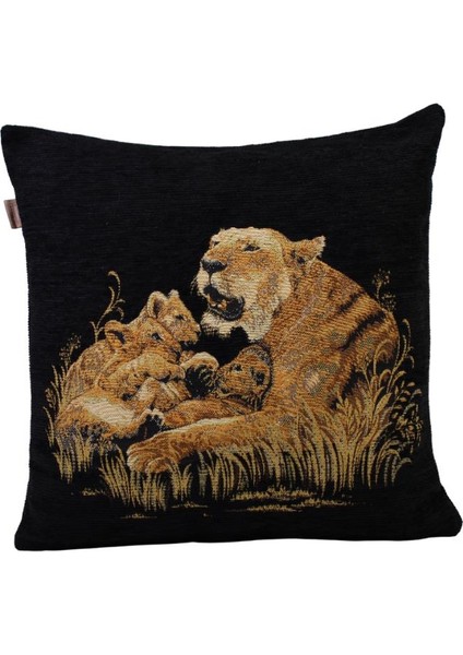 Belıeve Yavru Aslan Goblen Kırlent 40*40 cm modelleri