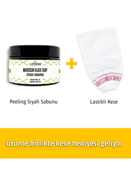 Fas Siyah Sabunu Lavanta Jel Peeling Sabunu 230 gr