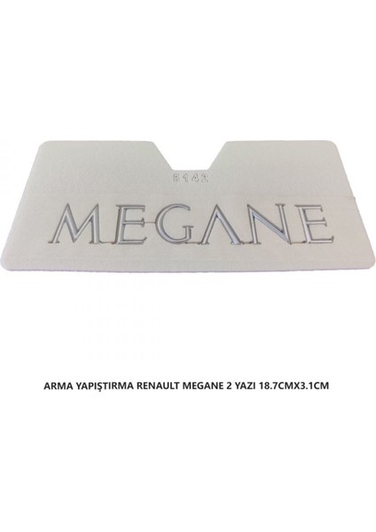 Renault Megane 2 Arma Bagaj Yazısı Yapıştırma 18.7cmx3.1cm 5142 fiyatları
