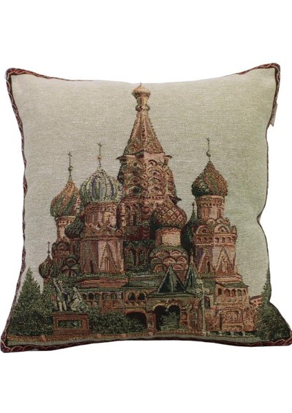 Belıeve Kremin Goblen Kırlent 40*40 cm