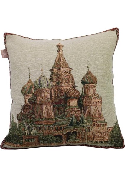 Belıeve Kremin Goblen Kırlent 40*40 cm modelleri