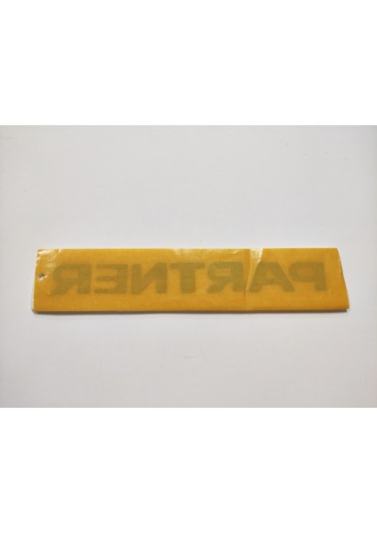 Peugeot Partner Arma Bagaj Yazısı Yapıştırma 21.5cmx2.5cm 8157A