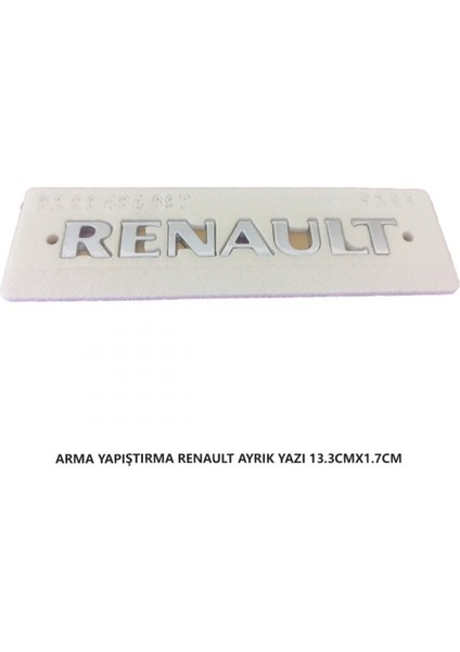 Renault Arma Bagaj Yazısı Yapıştırma Ayrık 13.3cmx1.7cm 5255