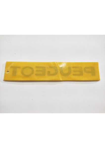 Peugeot Arma Bagaj Yazısı (307) Yapıştırma 22.3cmx2.5cm 8152