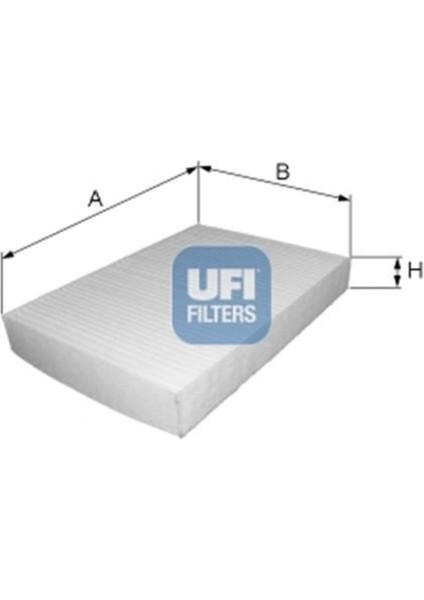 Ufı 53.207.00 Polen Filtresi Fıesta Vı 08- B-Max 12- Ka 16- Transıt Tourneo Courıer 14- Ecosport 12-
