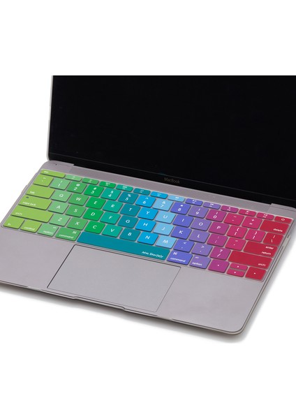 Laptop Macbook Pro Klavye Kılıf US(ABD) İngilizce Baskılı A1534 A1708 ile Uyumlu Dazzle