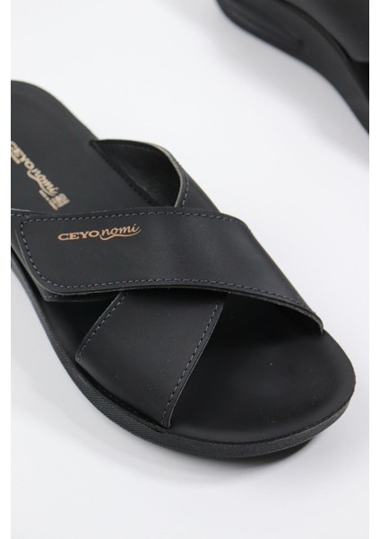 Ceyo - Padova-1 Siyah Ortopedik Kadın Terlik fiyatları